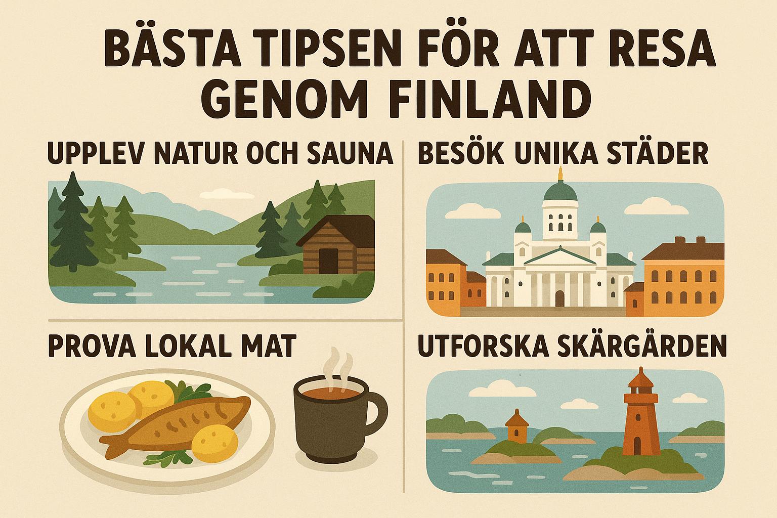 Bästa tipsen för att resa genom Finland