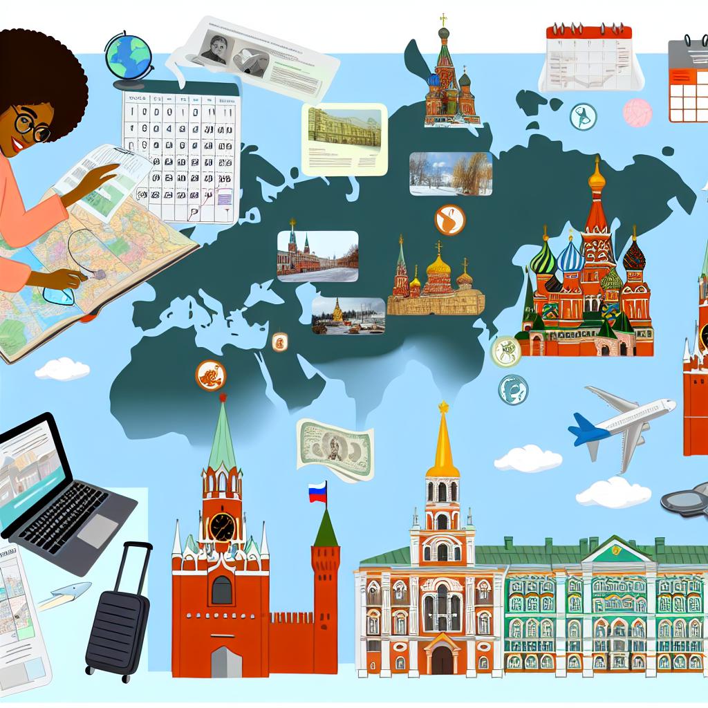 Hur du planerar en resa till Moskva och Sankt Petersburg