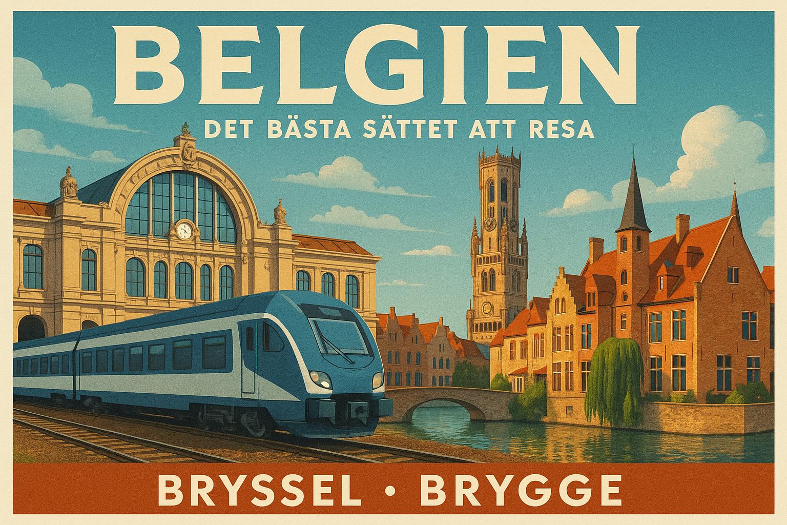Bästa sättet att resa i Belgien: Bryssel och Brygge