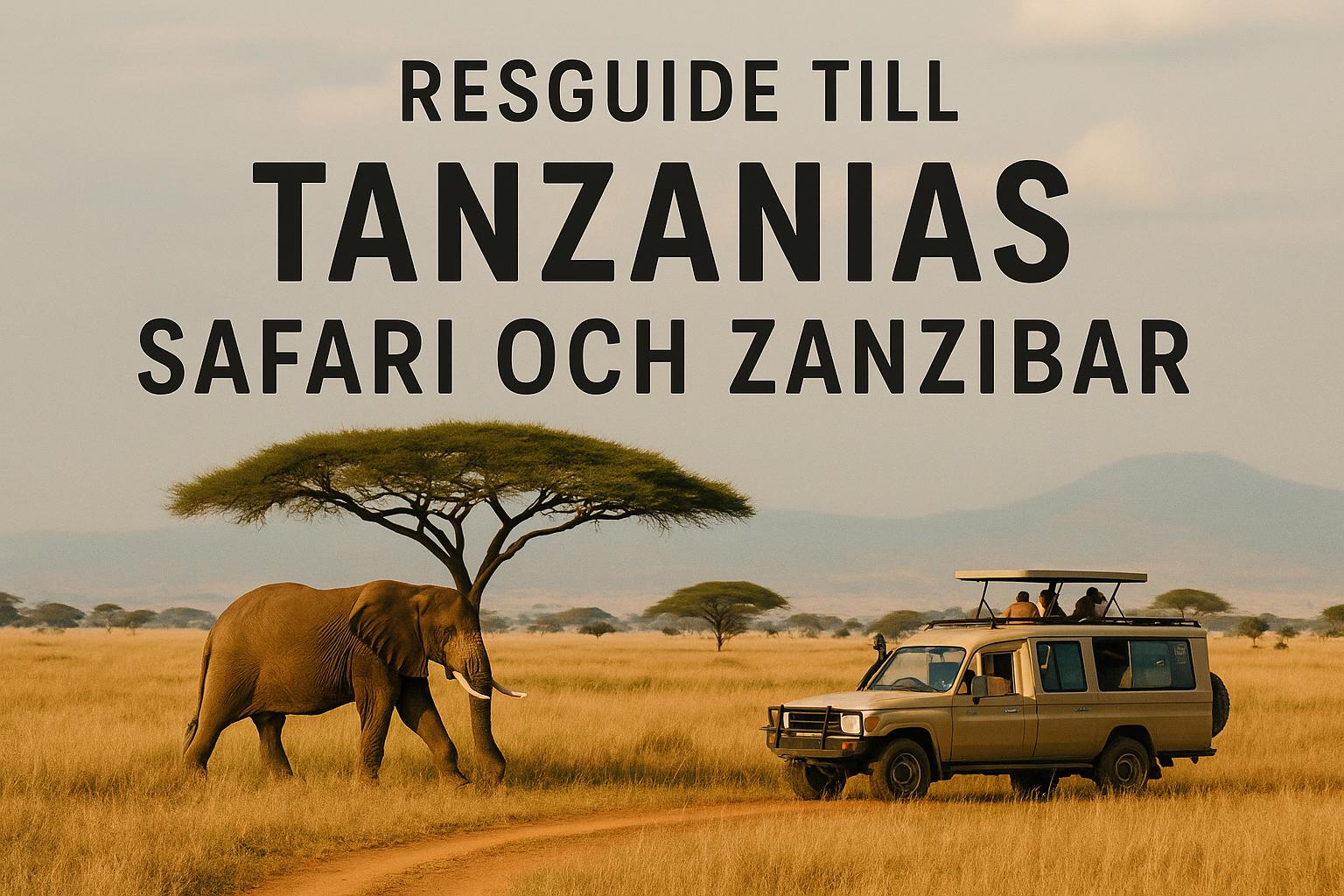 Reseguide till Tanzanias safari och Zanzibar