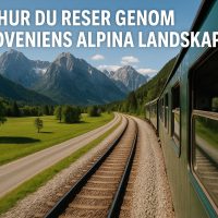 Hur du reser genom Sloveniens alpina landskap