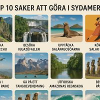 Topp 10 saker att göra i Sydamerika