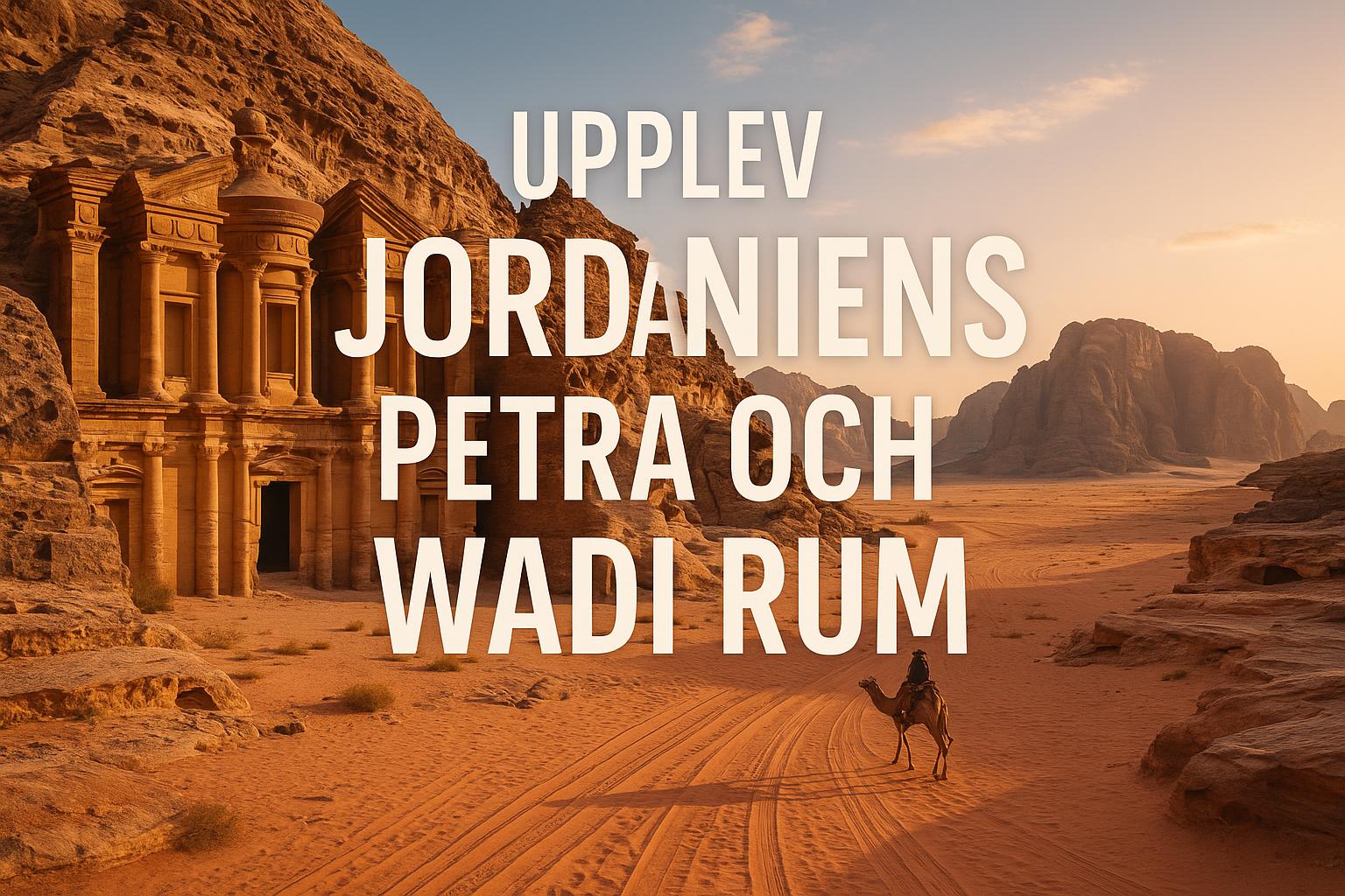 Upplev Jordaniens Petra och Wadi Rum